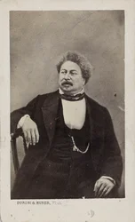 Der Autor Alexandre Dumas père 1802-1870, 1870