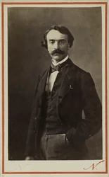 Porträt von Jean-Léon Gérôme 1824-1904, ca. 1870