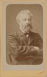 Porträt von Jules Verne 1828-1905, ca. 1870