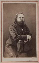 Porträt des Dichters Théophile Gautier 1811-1872
