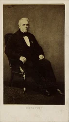 Porträt des Dramatikers und Librettisten Eugène Scribe 1791-1861, 1860-1861