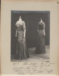 Albumseite: House of Worth, Kleid