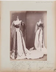 Albumseite: House of Worth, Abendkleid
