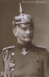 Feldmarschall August von Mackensen, deutscher Militärkommandant des Ersten Weltkriegs