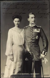 Deutscher Kronprinz mit Braut, Friedrich Wilhelm, RPH