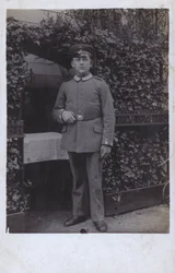 Deutscher Soldat (s/w Foto)