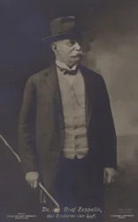 Graf Ferdinand von Zeppelin, deutscher Luftschiffkonstrukteur