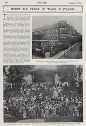 Besuch des Prinzen von Wales und des Herzogs von Cambridge im Kurort Bad Homburg, Deutschland