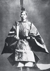 Hirohito, Kaiser von Japan bei seiner Thronbesteigung