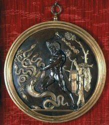 Herkules und die Hydra, 1490er Jahre (Bronze)