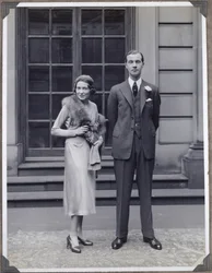 Lord Charles Cavendish und Adele Astaire an ihrem Hochzeitstag