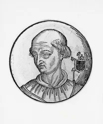 Porträt von Benedikt VIII. (Theophylactus III. von Tusculum, ca. 980-1024)