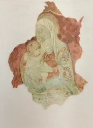 Mutter, die das Kind stillt, ca. 1476