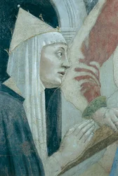 Detail aus der Legende vom Wahren Kreuz, Entdeckung und Überprüfung des Wahren Kreuzes