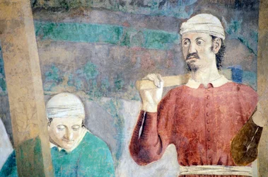 (Detail) Die Legende vom Wahren Kreuz: Entdeckung und Verifizierung des Wahren Kreuzes
