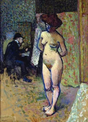 Matisse im Studio von Manguin, 1905