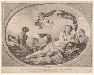 Allegorische Darstellung mit Amphitrite