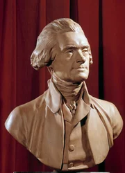 Büste von Thomas Jefferson (1742-1826), Präsident der Vereinigten Staaten