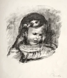 Claude Renoir, la tête baissée, 1904