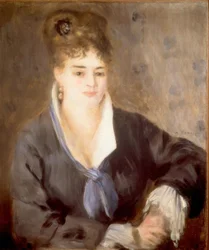 Dame in Schwarz