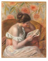 Lesende Frau