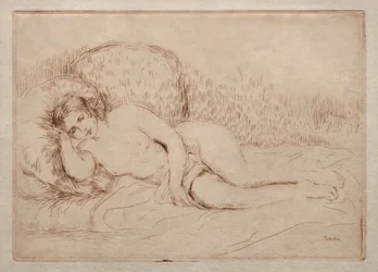 Femme nue couchée, 1906