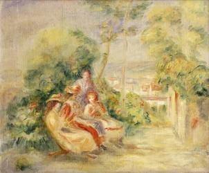 Mädchen im Garten
