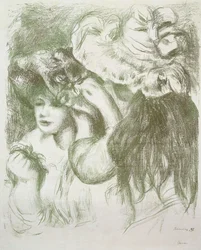 Hutnadel, Erste Platte; Le Chapeau Epingle, Premiere Planche, ca. 1897