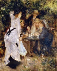 Im Garten Au Jardin du Moulin de la Galette, 1876