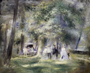 Im Park von Saint-Cloud, 1866