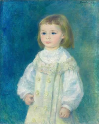 Lucie Berard (Kind in Weiß)