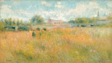 Landschaft am Ufer der Seine in Rueil