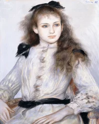 Porträt von Madeleine Adam, 1887