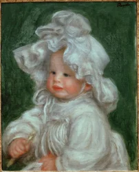Porträt von Claude Renoir. Coco à la Charlotte