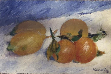 Stillleben mit Zitronen und Orangen, 1881