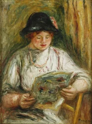 Lesende Frau, ca. 1910-12