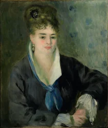 Frau in Schwarz