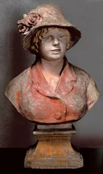 Skulptur von Aline Charigot, Frau Renoir, um 1900
