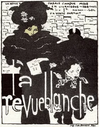 Die Revue Blanche. Plakat von Pierre Bonnard, Frankreich
