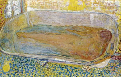 Große Badewanne Akt