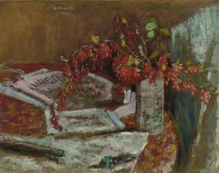 Blumenstrauß auf einem Tisch