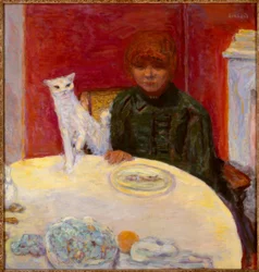 Die Frau mit der Katze oder die fordernde Katze