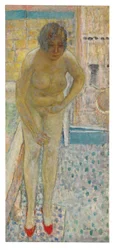 Akt mit roten Pantoffeln, ca. 1932