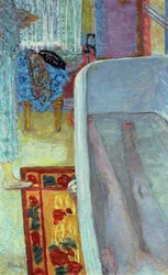Akt in der Badewanne, 1925