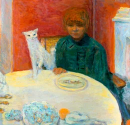 Frau mit einer Katze, 1912