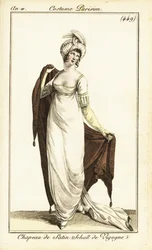 Merveilleuse im Opernkleid, Paris