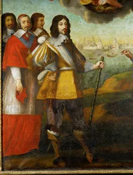 Der Einzug von Ludwig XIII. in die Festung La Rochelle