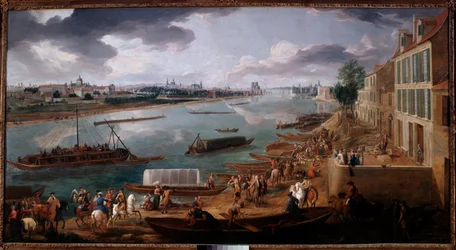 Ansicht von Paris, vom Quai de la Rapée aus gesehen, 1716