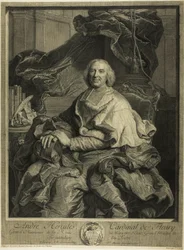 Porträt von Kardinal de Fleury