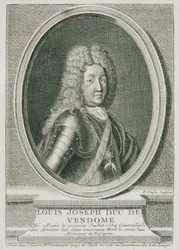 Der französische General Louis Joseph Duc de Vendôme